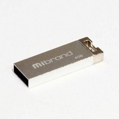Flash Mibrand USB 2.0 Chameleon 4Gb Silver - зображення 1