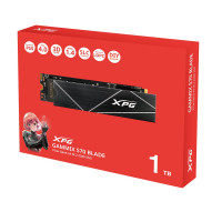 Накопичувач SSD M.2 ADATA GAMMIX S70 BLADE 1TB 2280 PCIe 4x4 NVMe 3D NAND Read/Write:7400/5500 MB/sec  - фото № 7