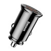 Автомобільний зарядний пристрій Baseus Circular Plastic А+А 30W Black (Черный)- № 4