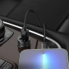 Автомобільний зарядний пристрій HOCO Z49 Level dual port car charger set(iP) Black (6931474795625) - зображення 5