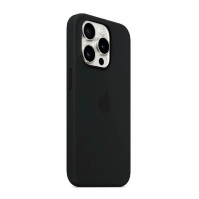 Чохол для смартфона Silicone Full Case AAA MagSafe IC for iPhone 15 Black - изображение 2
