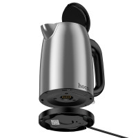 Електрочайник HOCO HE12 1.7L stainless steel electric kettle (EU) Stainless Steel (Цвет Stainless-Steel) - фото № 7