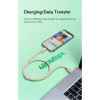 Кабель Baseus Habitat Series Fast Charging Cable USB to iP 2.4A 2m Wheat Pink (Wheat Pink)- № 8
