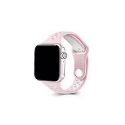 Ремінець для годинника Apple Watch Small Waist two colors 42/44/45/49mm Pink-White - зображення 1