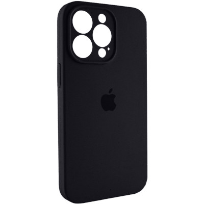 Чохол для смартфона Silicone Full Case AA Camera Protect for Apple iPhone 13 Pro Max 14,Black - зображення 3
