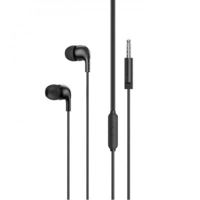 Навушники BOROFONE BM83 Craft universal earphones with mic Black (BM83B) - изображение 1