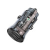 Автомобільний зарядний пристрій Usams US-CC162 C31 15W Transparent Dual USB A+A Mini Car Charger (Черный)- № 2