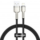 Кабель Baseus Cafule Series Metal Data Cable USB to IP 2.4A 0.25m Black