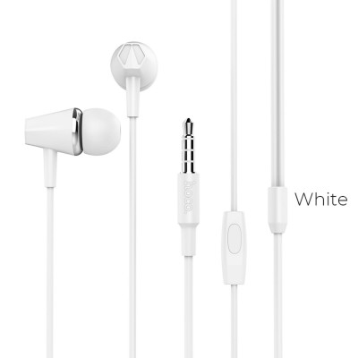 Навушники HOCO M34 honor music universal earphones with microphone White (6957531078463) - зображення 2