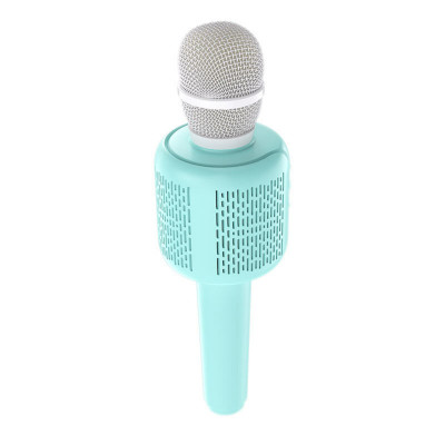 Портативна колонка BOROFONE BF1 Rhyme karaoke microphone Blue - изображение 2