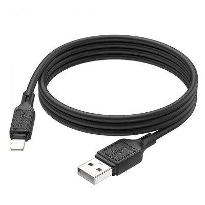 Кабель HOCO X90 Cool silicone charging data cable for iP Black - зображення 4
