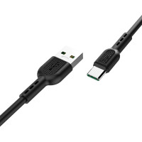 Кабель HOCO X33 Type-C 5A Surge charging data cable Black (Цвет Black) - фото № 3