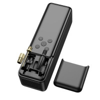 Автомобільний насос HOCO ZP5 May smart air pump Black (Цвет Black ice) - фото № 5