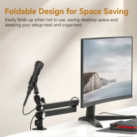 Тримач для мікрофону Ulanzi Vijim TM01 Microphone Arm (T046GBA1 TM01) (Колір 7073) - фото № 6