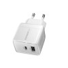Мережевий зарядний пристрій ESSAGER ECT33W Gan 1USB 1T-C 33W white (Білий)- № 3