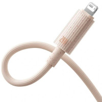 Кабель Baseus Habitat Series Fast Charging Cable USB to iP 2.4A 2m Wheat Pink (Колір Wheat Pink) - фото № 4