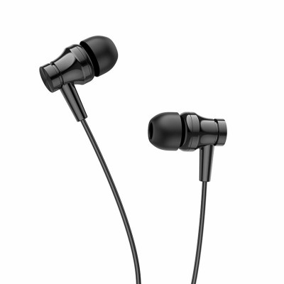 Навушники BOROFONE BM67 Talent universal earphones with mis Black - зображення 2