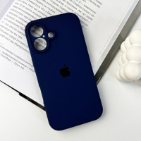Чохол для смартфона Silicone Full Case AA Camera Protect for Apple iPhone 16 39,Navy Blue (Колір Navy Blue) - фото № 6