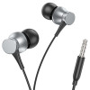 Навушники BOROFONE BM73 Platinum universal earphones with microphone Metal Gray (BM73MG)