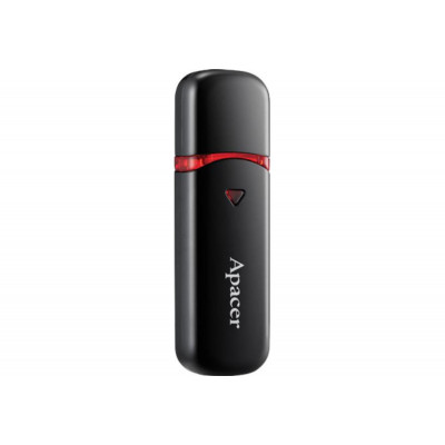 Flash Apacer USB 2.0 AH333 16Gb black (AP16GAH333B-1) - зображення 1