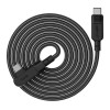 Кабель ACEFAST C5-03 USB-C to USB-C 100W right angled aluminum alloy 2m Black (Черный)- № 3