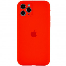 Чохол для смартфона Silicone Full Case AA Camera Protect for Apple iPhone 11 Pro Max кругл 11,Red