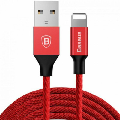 Кабель Baseus Yiven Cable For Apple 1.2M Red<N> (W) (CALYW-09) - зображення 1