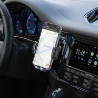 Автотримач для телефона BOROFONE BH52 Windy air outlet car holder Black Grey (Колір Black-Gray) - фото № 7