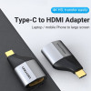Адаптер Vention Type-C to HDMI Adapter Gray Alloy Type (TCAH0) - зображення 2