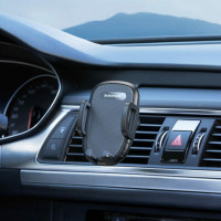 Автотримач для телефона BOROFONE BH52 Windy air outlet car holder Black Grey (Колір Black-Gray) - фото № 6