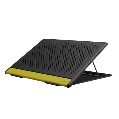 Підставка для ноутбука Baseus Let''s go Mesh Portable Laptop Stand grey&yellow - зображення 1