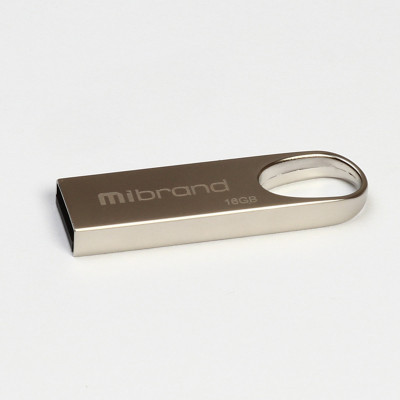 Flash Mibrand USB 2.0 Irbis 16Gb Silver (MI2.0/IR16U3S) - зображення 1