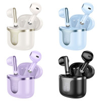 Бездротові навушники HOCO EQ7 Snowflake true wireless BT headset Purple (Цвет Фиолетовый) - фото № 4