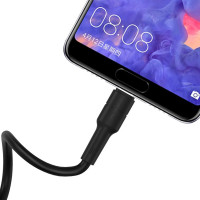 Кабель BOROFONE BX30 USB to Type-C, 3A, 1m, silicone, TPE connectors, Black (Цвет Черный) - фото № 2