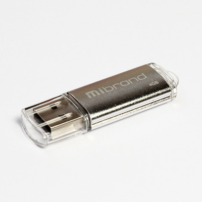 Flash Mibrand USB 2.0 Cougar 4Gb Silver - изображение 1