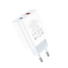 Мережевий зарядний пристрій HOCO C97A PD20W+QC3.0 charger White - зображення 4