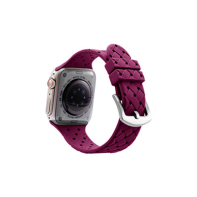 Ремінець для годинника Apple Watch Grid Weave 42/44/45/49mm 6.Bordo - зображення 1