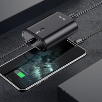 Зовнішній акумулятор HOCO Q3 Mayflower PD20W+QC3.0 power bank(10000mAh) Black (Цвет Черный) - фото № 4