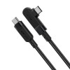 Кабель ACEFAST C5-03 USB-C to USB-C 100W right angled aluminum alloy 2m Black (Черный)- № 2