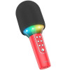 Портативна колонка BOROFONE BFK2 Elf karaoke microphone Red
