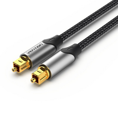 Кабель Vention Optical Fiber Audio Cable Aluminum Alloy Type 3M Gray (BAVHI) - изображение 1