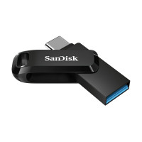 Флеш-накопичувач SanDisk USB 3.1 Ultra Dual Go Type-C 256Gb (150 Mb/s) (Цвет Черный) - фото № 2