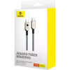 Кабель Baseus Unbreakable Series Fast Charging Data Cable USB to Type-C 100W 1m Stellar White (Stellar-White)- № 2