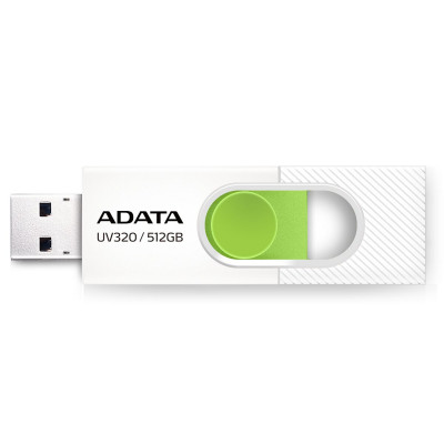 Flash A-DATA USB 3.0 AUV 320 512Gb White/Green - изображение 1