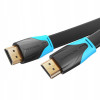 Кабель Vention Flat HDMI v2.0 Cable Плоский 1.5M Black (VAA-B02-L150) - изображение 4