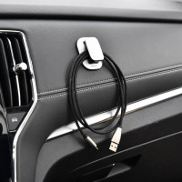 Автомобільний тримач для окулярів Baseus Platinum Vehicle eyewear clip （Paste type） Black  - фото № 6