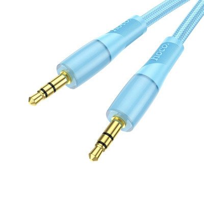Аудіокабель HOCO UPA25 Transparent Discovery Edition AUX audio cable Blue (6931474791146) - зображення 2