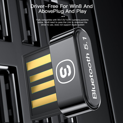 Адаптер Essager Cooler USB Bluetooth 5.1 адаптер черный (EBTMQ-XK01) (EBTMQ-XK01) - изображение 3