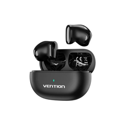 Навушники Vention True Wireless Bluetooth Earbuds Tiny T12 Black (NBLB0) - зображення 1