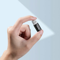 Адаптер Baseus Ingenuity Series Mini OTG Adaptor USB 3.1 to Type-CBlack (Цвет Черный) - фото № 3